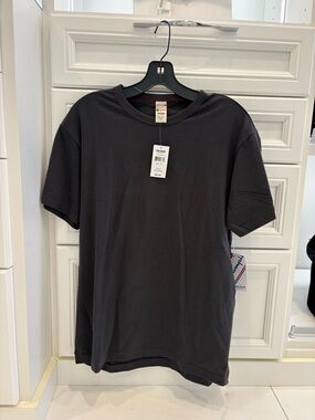 Todd Snyder Basic Tee Asphalt Short Sleeve